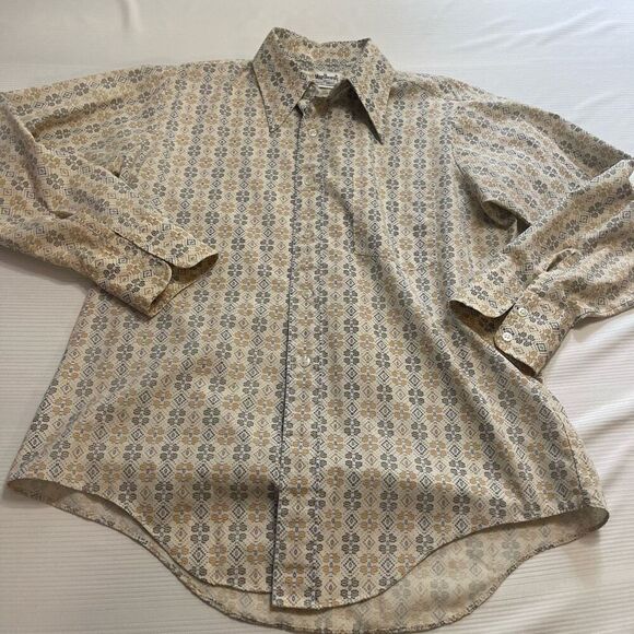 Marlboro Vintage Button Up Shirt Size 15 1/2-33 - Picture 1 of 8